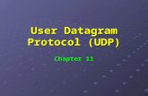 User Datagram Protocol (UDP) Chapter 11. Know TCP/IP transfers datagrams around Forwarded based on destinationâ€™s IP address Forwarded based on destinationâ€™s