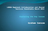 Graham Sansom LGNSW Regional Collaboration and Shared Services Roundtable March 2015.