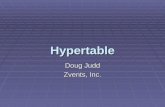 Hypertable Doug Judd Zvents, Inc.. hypertable.org Background.