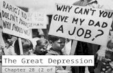 The Great Depression Chapter 28 (2 of 4). WW1 Ends, But Financial Problems Begin.