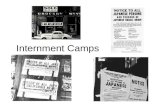 Internment Camps. Between 1942 and 1945, the U.S. government forced more than 120,000 Japanese Americans from their homes, farms, schools, jobs and businesses,