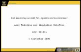 Unclassified Sustaining a Campaign Quality Army Unclassified 10/19/2015 2:06 AM 1 DoD Workshop on M&S for Logistics and Sustainment Army Modeling and Simulation.