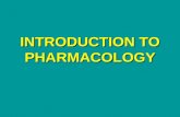 INTRODUCTION TO PHARMACOLOGY. PHARMACOLOGY (Greek “Pharmacon” – drug, “logos” - teaching) The science that studies the interaction of the chemical substances.