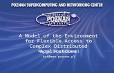 A Model of the Environment for Flexible Access to Complex Distributed Applications Michal Kosiedowski kat@man.poznan.pl.