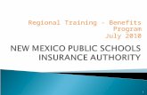 Regional Training - Benefits Program July 2010 1.