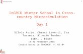 InGRID Winter School in Cross-country Microsimulation Day 1 Silvia Avram, Chrysa Leventi, Iva Tasseva, Alberto Tumino ISER, U Essex 18-20 February 2015.