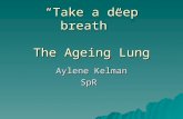 “Take a deep breath” The Ageing Lung Aylene Kelman SpR.