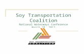 Soy Transportation Coalition National Waterways Conference March 28, 2012.