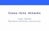 Cross-Site Attacks James Walden Northern Kentucky University.