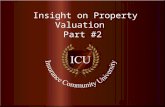 Insurance Community University  Insight on Property Valuation Part #2 1.