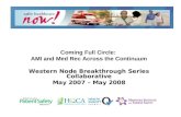 Coming Full Circle: AMI and Med Rec Across the Continuum Western Node Breakthrough Series Collaborative May 2007 – May 2008.