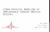 CYBER-PHYSICAL MODELING OF IMPLANTABLE CARDIAC MEDICAL DEVICES SOL YOON ICE, DGIST FEB. 6 TH. 2012.