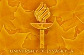 University of Jyväskylä at Present Year 2011 University of Jyväskylä founded in 1934 one of the largest universities in Finland total income 204 million.