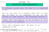 ECSE 6770- Software Engineering - 1 - HO 11 © HY 2012 Lecture 11 A software system must DO what it is supposed to DO. We can say that if a product does.