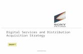 CONFIDENTIAL Digital Services and Distribution Acquisition Strategy DRAFT.