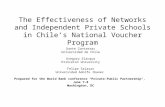 The Effectiveness of Networks and Independent Private Schools in Chile’s National Voucher Program Dante Contreras Universidad de Chile Gregory Elacqua.