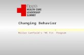 Changing Behavior Miller Canfield’s “MC Fit” Program.