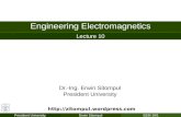 President UniversityErwin SitompulEEM 10/1 Dr.-Ing. Erwin Sitompul President University Lecture 10 Engineering Electromagnetics .