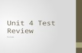 Unit 4 Test Review Islam. What is a caliph? A successor to the prophet Muhammad.