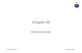 8–1 Ibrahim BarryChapter 20-1 Chapter 20 Electrochemistry.