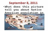 What does this picture tell you about Native American population in the United States?