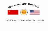 Cold War: Cuban Missile Crisis. Cold War Timeline 31 Jan 50 Truman announces US intent to develop hydrogen bomb Nuclear War Branch 14 Apr 50 1 Nov 52.