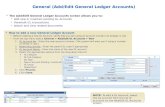 General (Add/Edit General Ledger Accounts) The Add/Edit General Ledger Accounts screen allows you to: Add new or maintain existing GL Accounts View/edit.