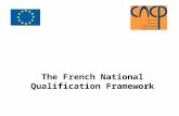 The French National Qualification Framework. What is EQF ? Translation system to compare the qualifications Neutral reference point (meta-framework) based.