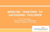 WORKING TOGETHER TO SAFEGUARD CHILDREN Neil Pocklington Deputy Director, Safeguarding Children, Families & Learning.