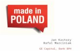 Jan Kastory Rafal Marciniak GE Capital, Bank BPH.