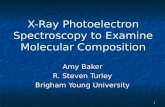 1 X-Ray Photoelectron Spectroscopy to Examine Molecular Composition Amy Baker R. Steven Turley Brigham Young University.