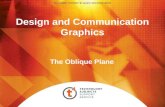 Design and Communication Graphics The Oblique Plane.