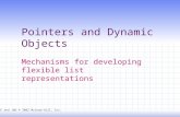 Pointers and Dynamic Objects Mechanisms for developing flexible list representations JPC and JWD © 2002 McGraw-Hill, Inc.