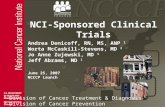 NCI-Sponsored Clinical Trials Andrea Denicoff, RN, MS, ANP 1 Worta McCaskill-Stevens, MD 2 Jo Anne Zujewski, MD 1 Jeff Abrams, MD 1 June 25, 2007 NCCCP.