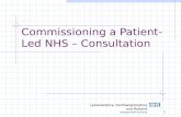 1 Commissioning a Patient-Led NHS – Consultation.
