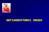 ANTIARRHYTHMIC DRUGS. Every hour 2000 patients around the world die from sudden arrhythmia attack.