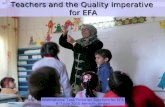 Teachers and the Quality Imperative for EFA International Task Force on Teachers for EFA 6-7 July 2010 Amman, Jordan.