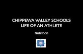 CHIPPEWA VALLEY SCHOOLS LIFE OF AN ATHLETE Nutrition.
