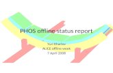 PHOS offline status report Yuri Kharlov ALICE offline week 7 April 2008.