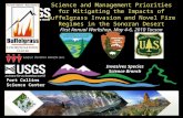 U.S. Department of the Interior U.S. Geological Survey Fort Collins Science Center Invasives Species Science Branch Science and Management Priorities for.