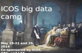 ICOS big data camp May 19-22 and 29, 2014 Co-sponsored by ICOS, ARC, and LSA.