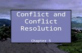 Cohabitation Chapter 5 Conflict and Conflict Resolution Chapter 5.