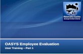 OASYS Employee Evaluation User Training – Part 1.