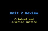 Unit 2 Review Criminal and Juvenile Justice. Strict Liability Does not require intent Strict liability offenses make the act a crime regardless of the.