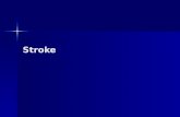 Stroke. Stroke Second important cause of death Second important cause of death Physical and pshychosocial handicap Physical and pshychosocial handicap.