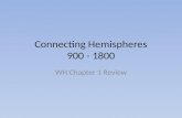 Connecting Hemispheres 900 - 1800 WH Chapter 1 Review.