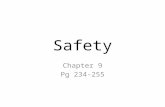 Safety Chapter 9 Pg 234-255. OSHA -Occupational Safety and Health Administration – Was established by congress NIOSH -National Institute for Occupational.