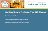 Sai Healthcare Projects: The BIG Picture Sri. Ravishankar P. M. Third Year MBBS, Mysore Medical College & Member, Sri Sathya Sai Youth Wing, Mysore SRI.
