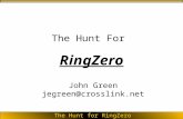 The Hunt for RingZero The Hunt For RingZero John Green jegreen@crosslink.net.