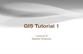 GIS Tutorial 1 Lecture 9 Spatial Analysis. Outline  Proximity buffers  Site suitability example  Basic apportionment  Advanced apportionment 2 GIS.